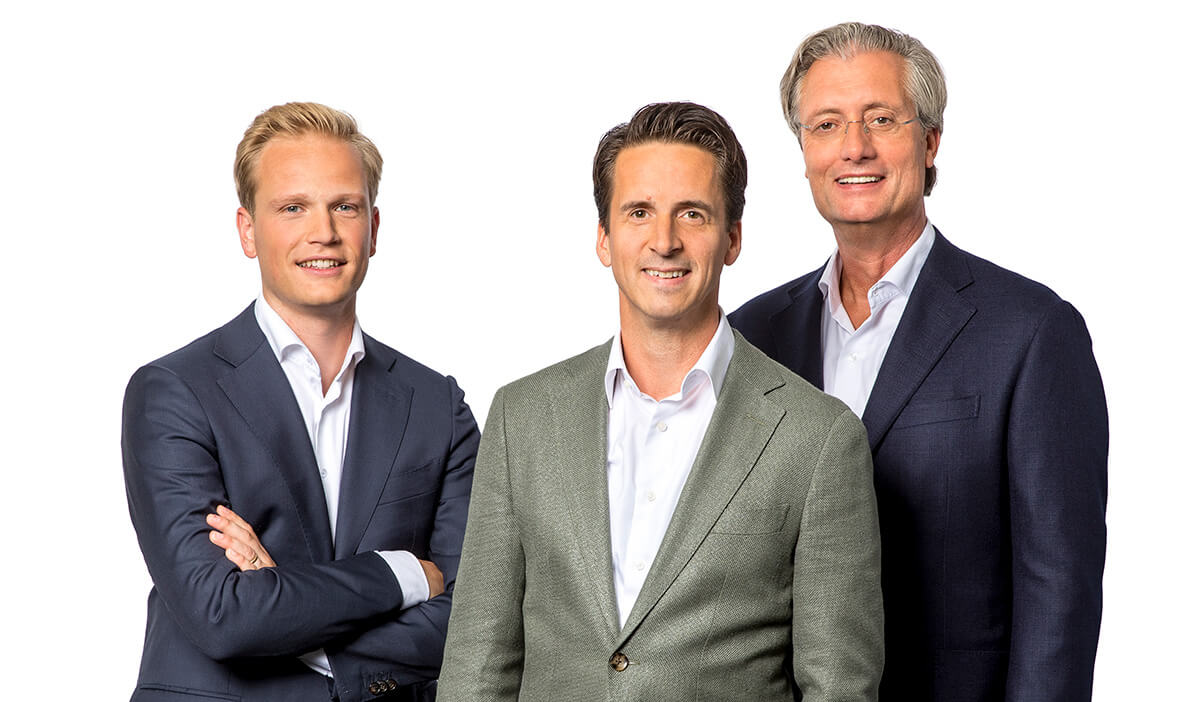 JBR's partners: Rick ter Maat, Caspar van der Geest and Ronald van Rijn